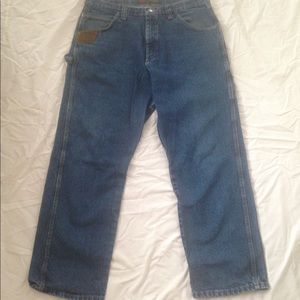 Men's Size 38x32 Riggs Workwear Jeans by Wrangler